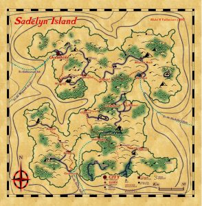 TTRPG Map Sadelyn Island from my Scattered Islands setting